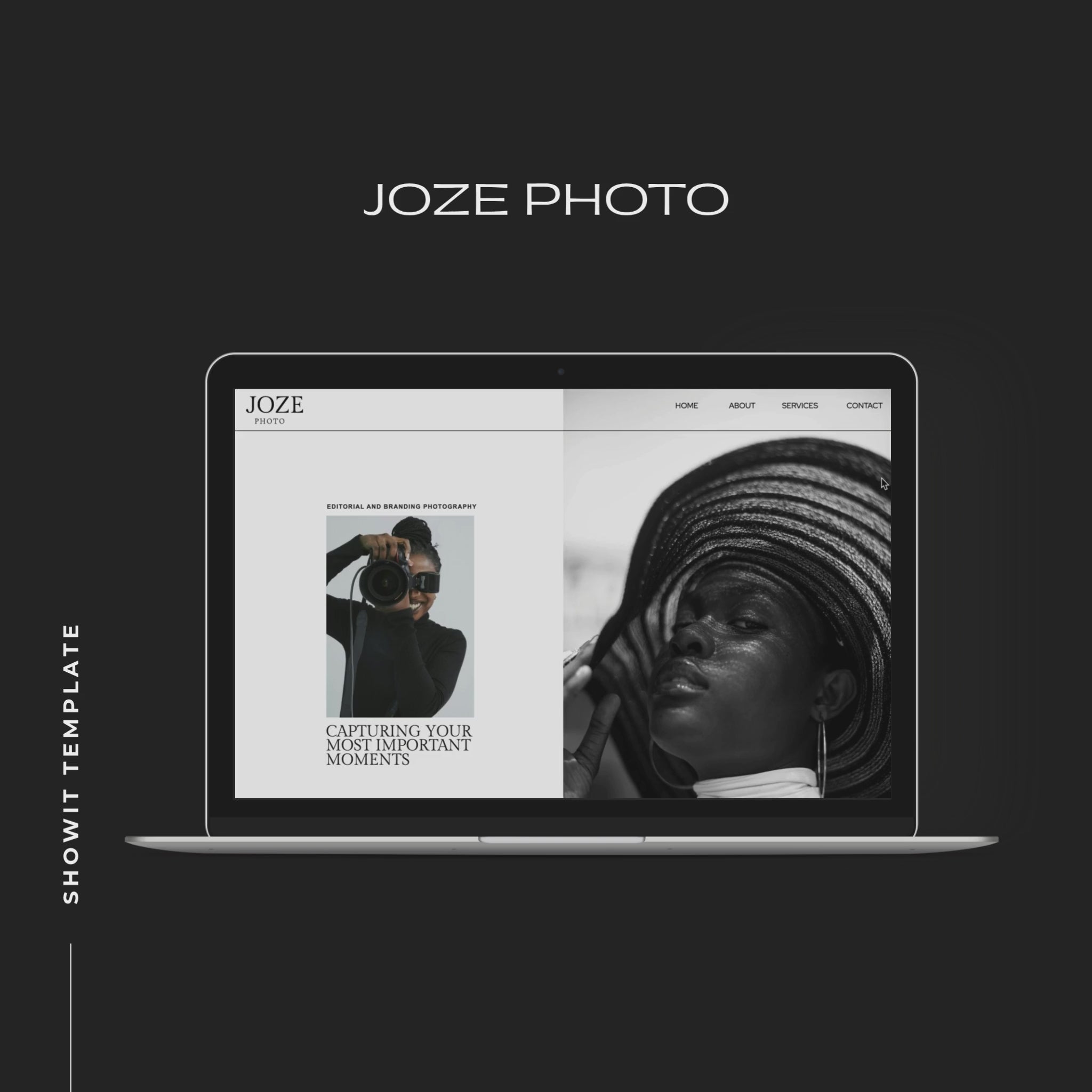 Joze Photo Showit Template