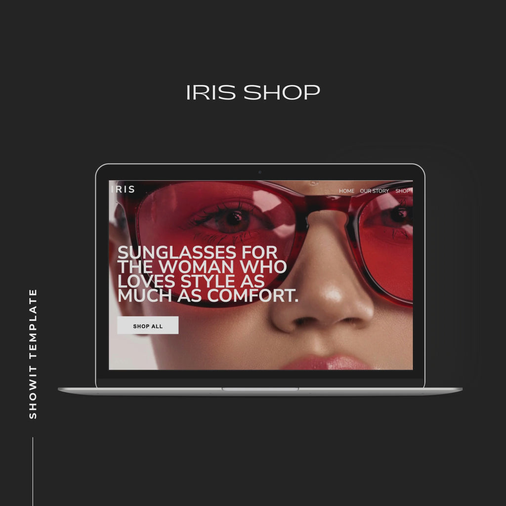 Iris Showit Shop Add-On